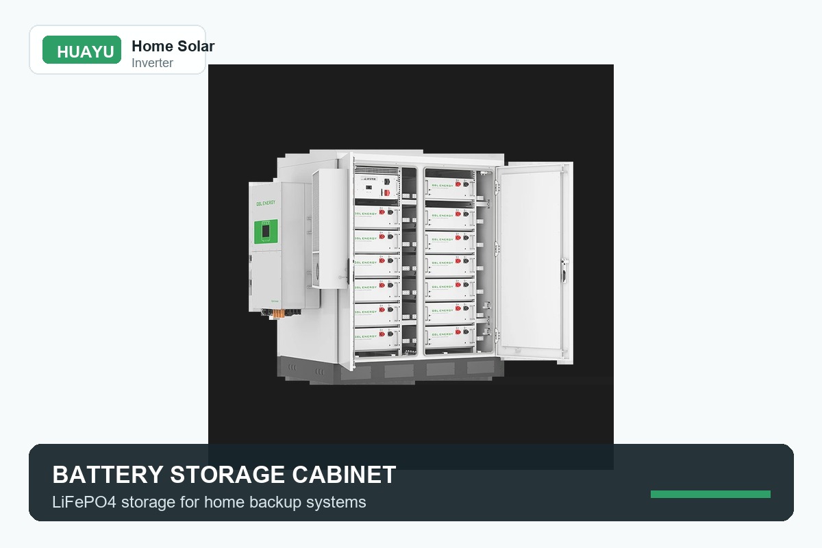 HUAYU battery storage cabinet