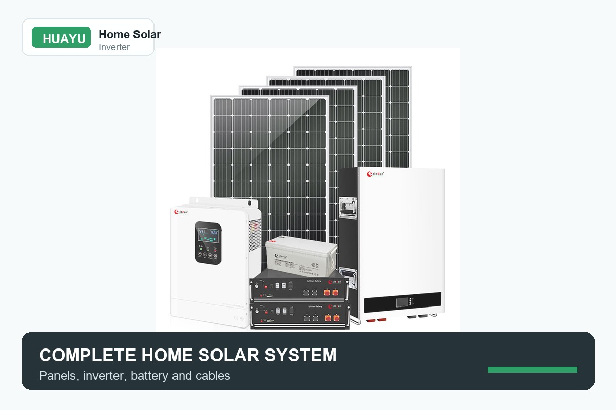 Complete solar kit